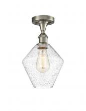 Innovations Lighting 516-1C-SN-G654-8 - Cindyrella - 1 Light - 8 inch - Brushed Satin Nickel - Semi-Flush Mount
