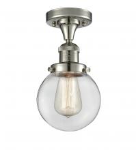 Innovations Lighting 517-1CH-PN-G202-6 - Beacon - 1 Light - 6 inch - Polished Nickel - Semi-Flush Mount