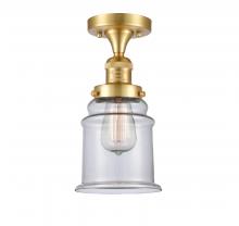 Innovations Lighting 517-1CH-SG-G182 - Canton - 1 Light - 6 inch - Satin Gold - Semi-Flush Mount