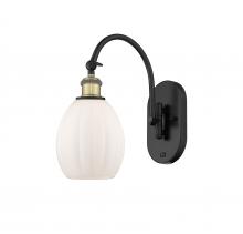 Innovations Lighting 518-1W-BAB-G81 - Eaton - 1 Light - 6 inch - Black Antique Brass - Adjustable Swing Arm