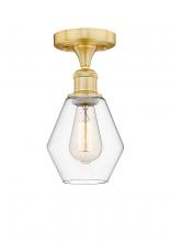 Innovations Lighting 616-1F-SG-G652-6 - Cindyrella - 1 Light - 6 inch - Satin Gold - Semi-Flush Mount
