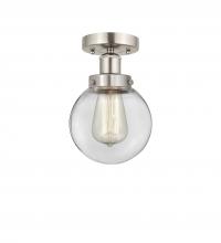 Innovations Lighting 616-1F-SN-G202-6 - Beacon - 1 Light - 6 inch - Brushed Satin Nickel - Semi-Flush Mount