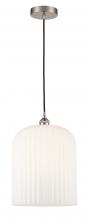 Innovations Lighting 616-1P-SN-G559-12GWH - Bridal Veil - 1 Light - 5 inch - Brushed Satin Nickel - Cord hung - Mini Pendant