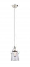 Innovations Lighting 616-1PH-PN-G182 - Canton - 1 Light - 6 inch - Polished Nickel - Cord hung - Mini Pendant