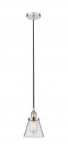 Innovations Lighting 616-1PH-PN-G62 - Cone - 1 Light - 6 inch - Polished Nickel - Cord hung - Mini Pendant
