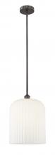 Innovations Lighting 616-1S-OB-G559-12GWH - Bridal Veil - 1 Light - 5 inch - Oil Rubbed Bronze - Cord hung - Mini Pendant