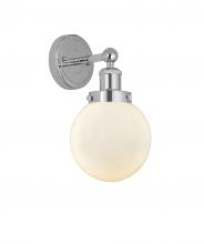 Innovations Lighting 616-1W-PC-G201-6 - Beacon - 1 Light - 6 inch - Polished Chrome - Sconce