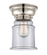 Innovations Lighting 623-1F-PN-G182 - Canton - 1 Light - 6 inch - Polished Nickel - Flush Mount