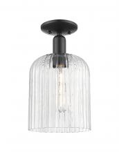 Innovations Lighting 716-1C-BK-G559-8CL - Bridal Veil - 1 Light - 8 inch - Matte Black - Semi-Flush Mount