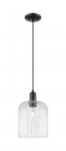 Innovations Lighting 716-1P-BK-G559-8CL - Bridal Veil - 1 Light - 8 inch - Matte Black - Cord hung - Mini Pendant