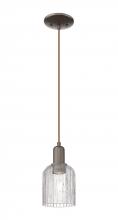 Innovations Lighting 716-1P-OB-G559-5CL - Bridal Veil - 1 Light - 6 inch - Oil Rubbed Bronze - Cord hung - Mini Pendant