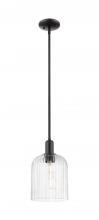 Innovations Lighting 716-1S-BK-G559-8CL - Bridal Veil - 1 Light - 8 inch - Matte Black - Mini Pendant