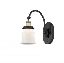 Innovations Lighting 918-1W-BAB-G181S - Canton - 1 Light - 7 inch - Black Antique Brass - Adjustable Swing Arm