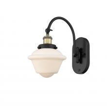 Innovations Lighting 918-1W-BAB-G531 - Oxford - 1 Light - 8 inch - Black Antique Brass - Adjustable Swing Arm
