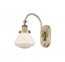 Innovations Lighting 918-1W-BB-G321 - Olean - 1 Light - 7 inch - Brushed Brass - Adjustable Swing Arm