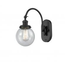 Innovations Lighting 918-1W-BK-G204-6 - Beacon - 1 Light - 6 inch - Matte Black - Adjustable Swing Arm