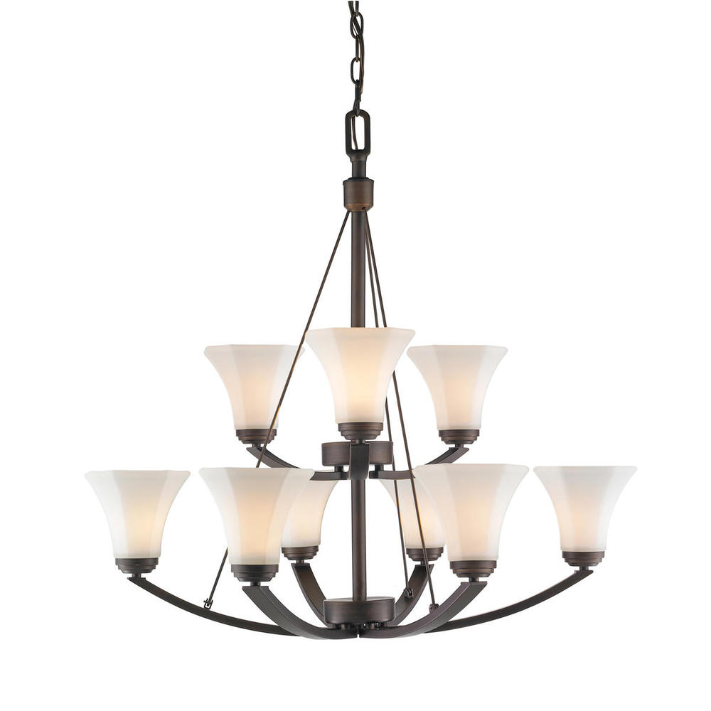 2 Tier - 9 Light Chandelier
