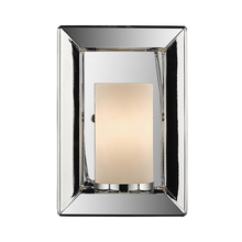 Golden 2074-1W CH-OP - Smyth 1 Light Wall Sconce (Chrome & Opal Glass)