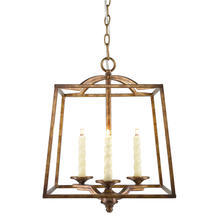 Golden 3071-3P GG - Athena 3 Light Pendant