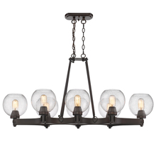 Golden 4855-LP RBZ-SD - Galveston 8 Light Linear Pendant