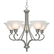 Golden 6005-5 PW - Lancaster 5 Light Chandelier