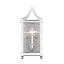 Golden 8401-WSC PW-WH - Wall Sconce
