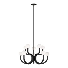 Matteo Lighting C34210MBOP - Joelle Matte Black Pendant