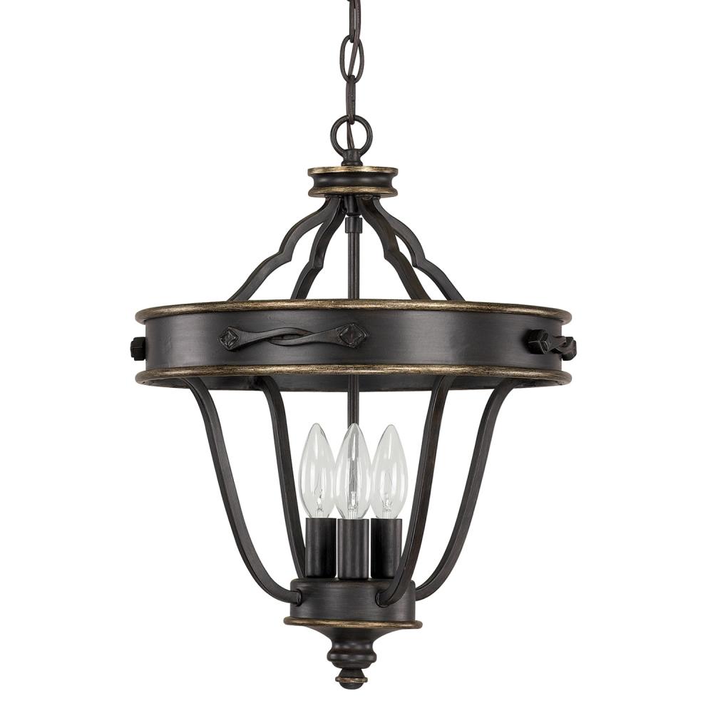 3 Light Dual Mount Foyer