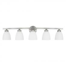 Capital 114351BN-333 - 5 Light Vanity in Brushed Nickel