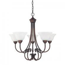 Capital 3226BB-220 - 5 Light Chandelier