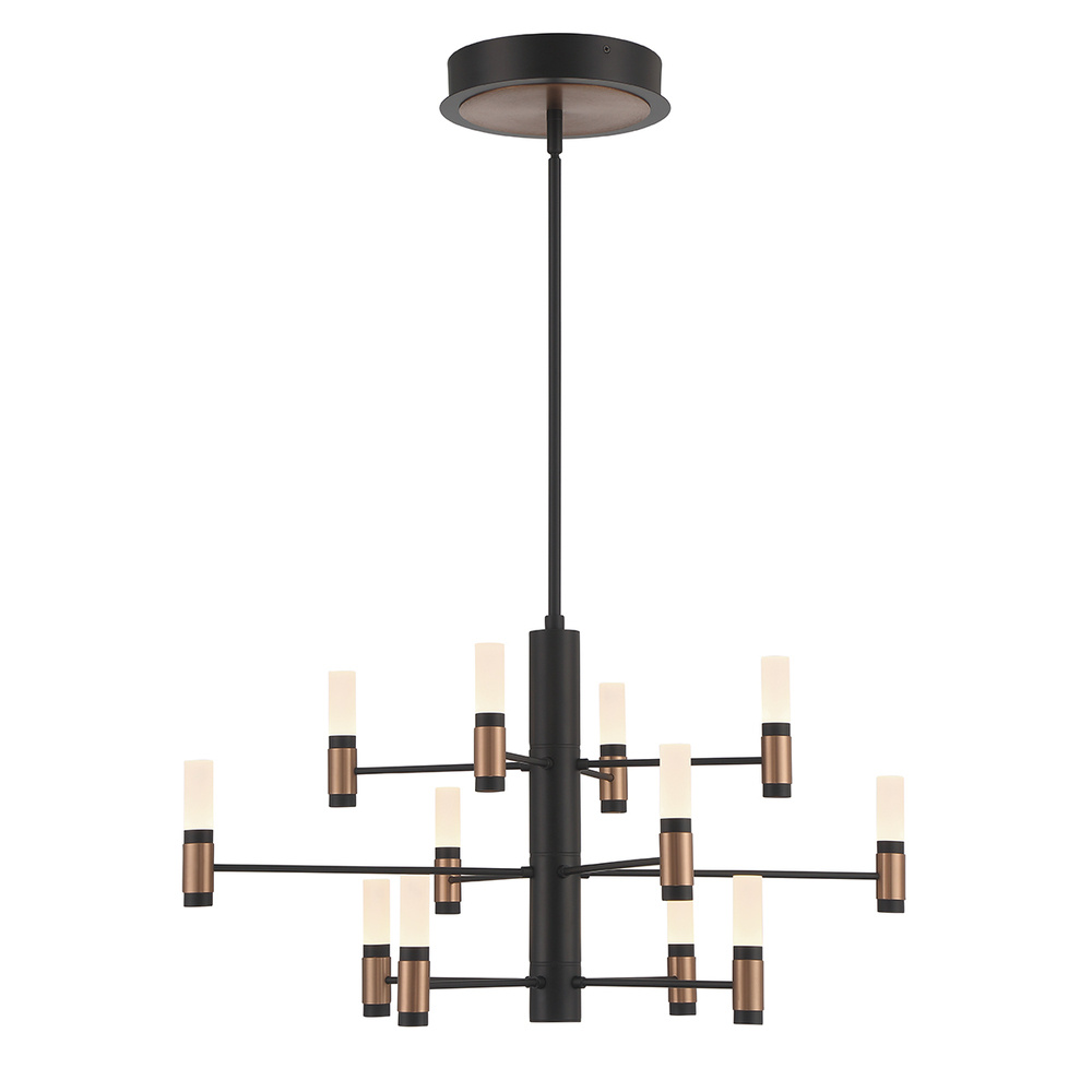 ALBANY,CHAND,12LT,LED,3TR,BLK