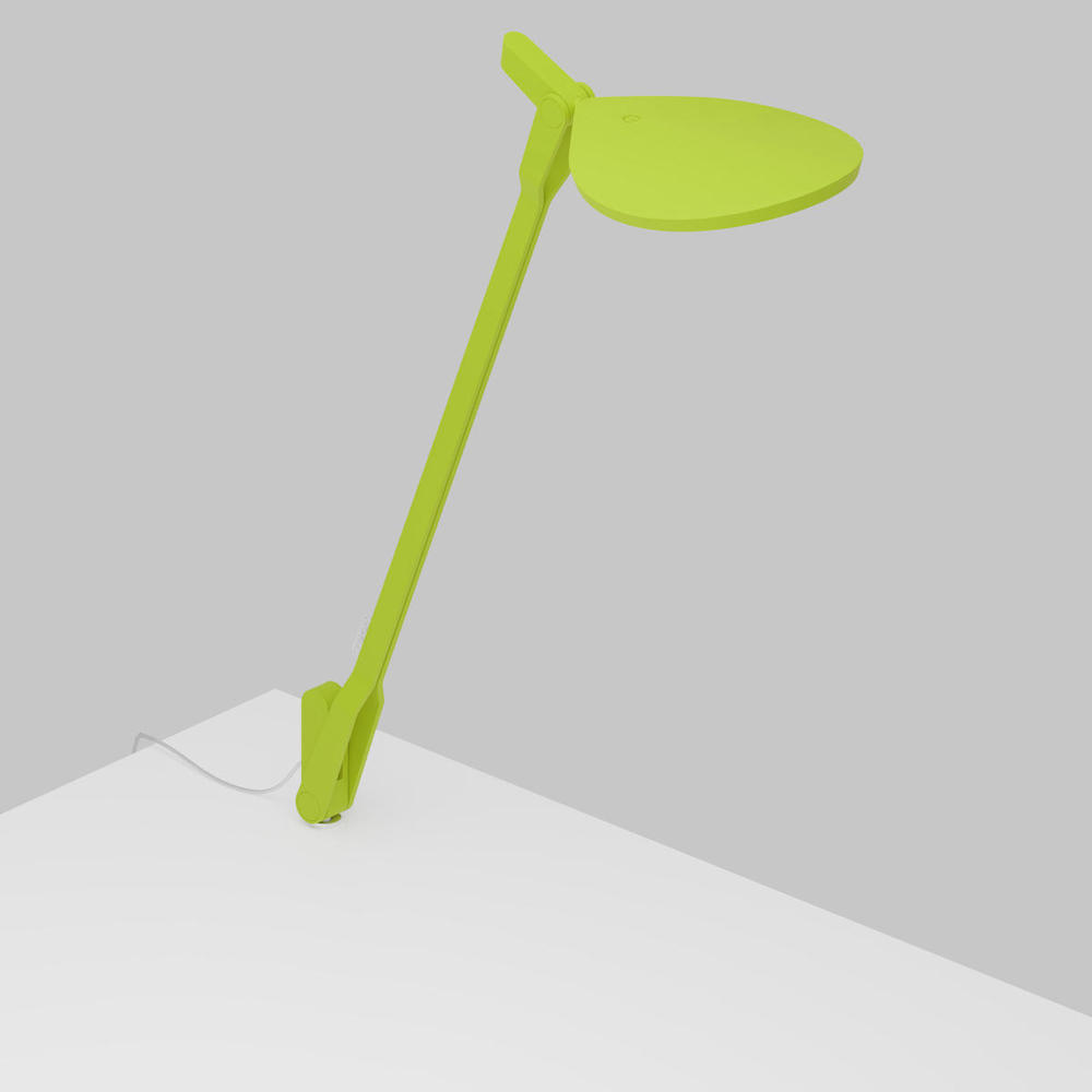 Splitty (Warm Light) (Matte Leaf Green) with Through-Table Mount