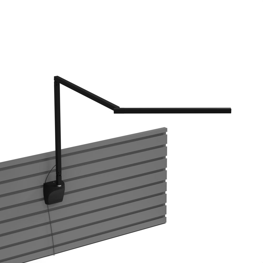 Z-Bar Mini PRO LED Desk Lamp Gen 4 (Matte Black) with Slatwall Mount