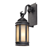 Troy B1461AI - ANDERSONS FORGE 1LT WALL LANTERN SMALL