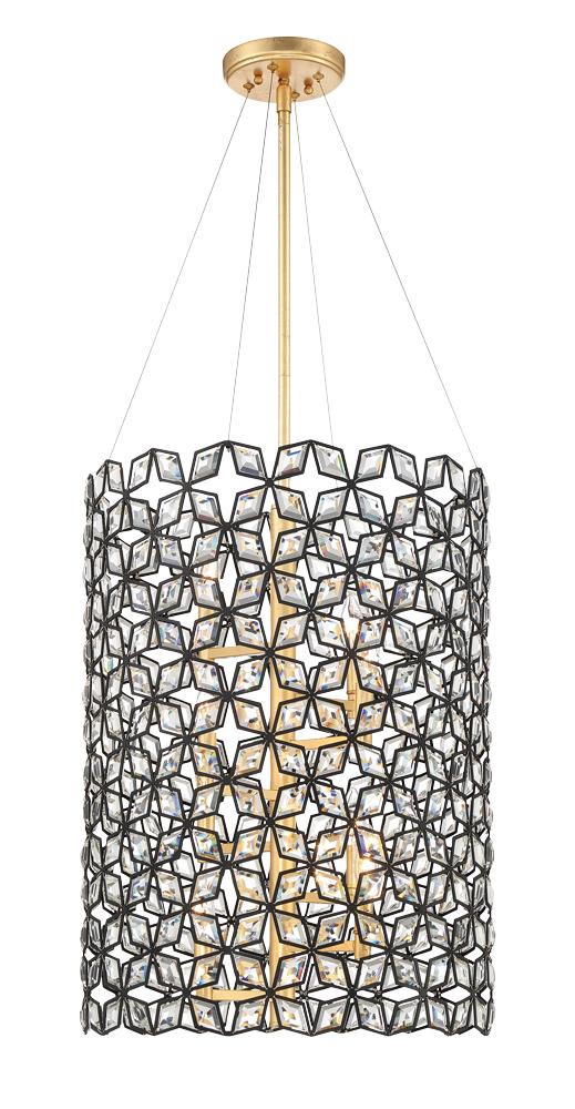 BROOKCREST - 8 LIGHT PENDANT