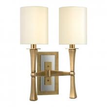 Hudson Valley 2112-AGB - 2 LIGHT WALL SCONCE