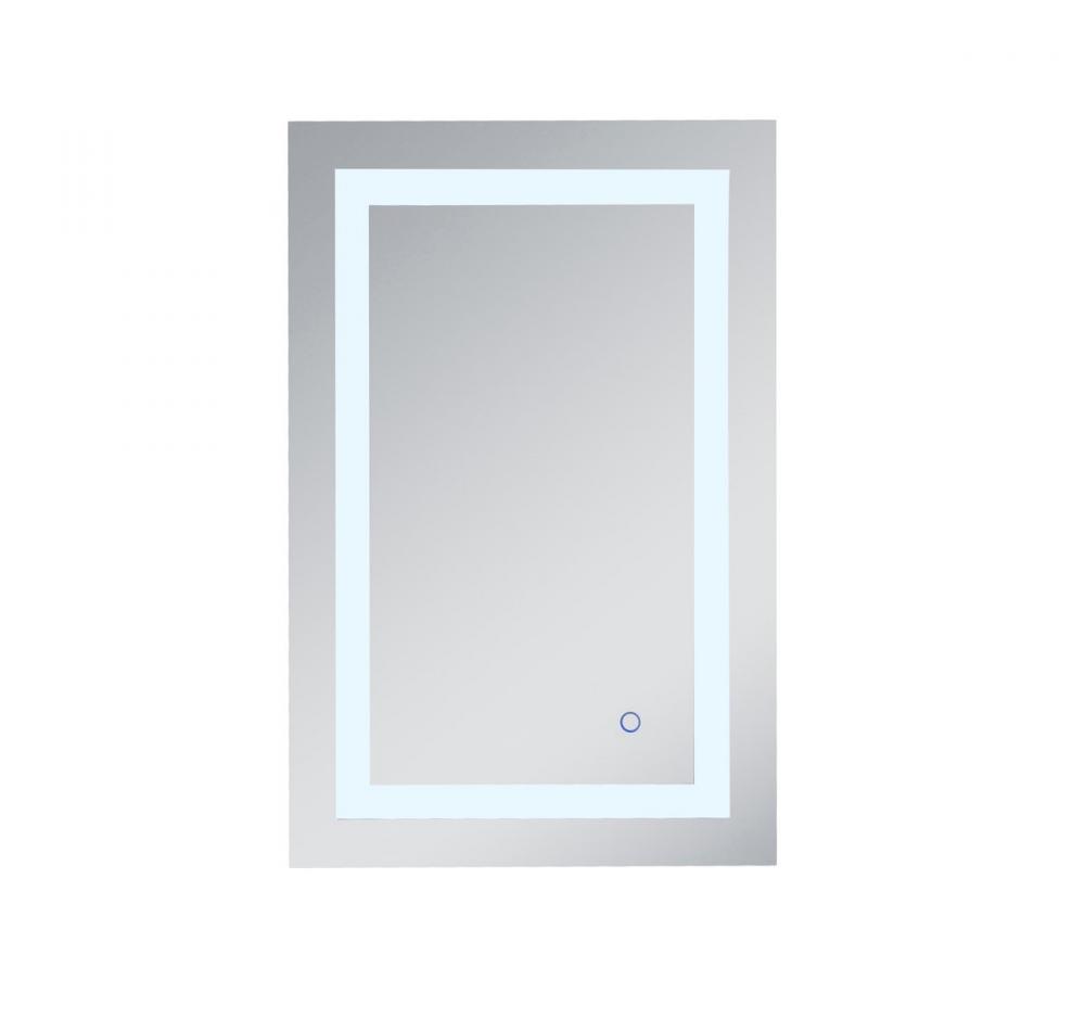 Helios 20in x 30in Hardwired LED mirror with touch sensor and color changing temperature