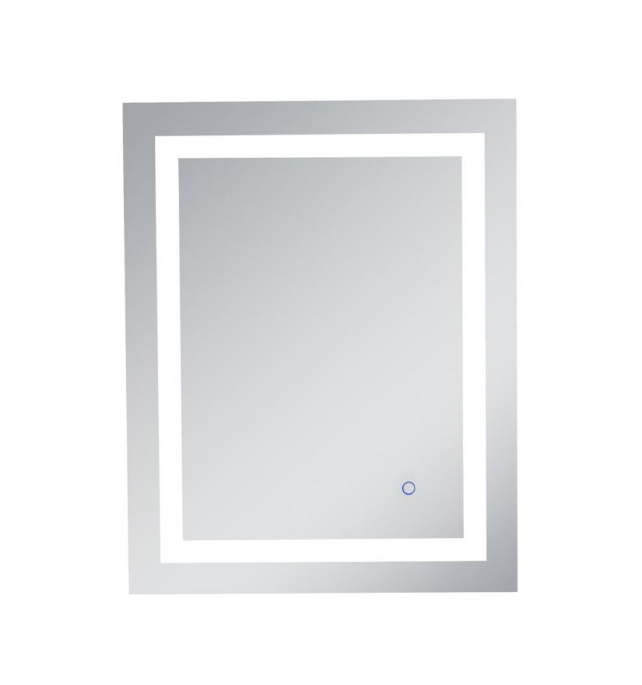 Helios 24in x 30in Hardwired LED mirror with touch sensor and color changing temperature
