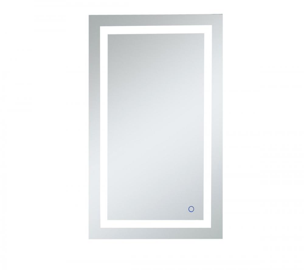 Helios 24in x 40in Hardwired LED mirror with touch sensor and color changing temperature