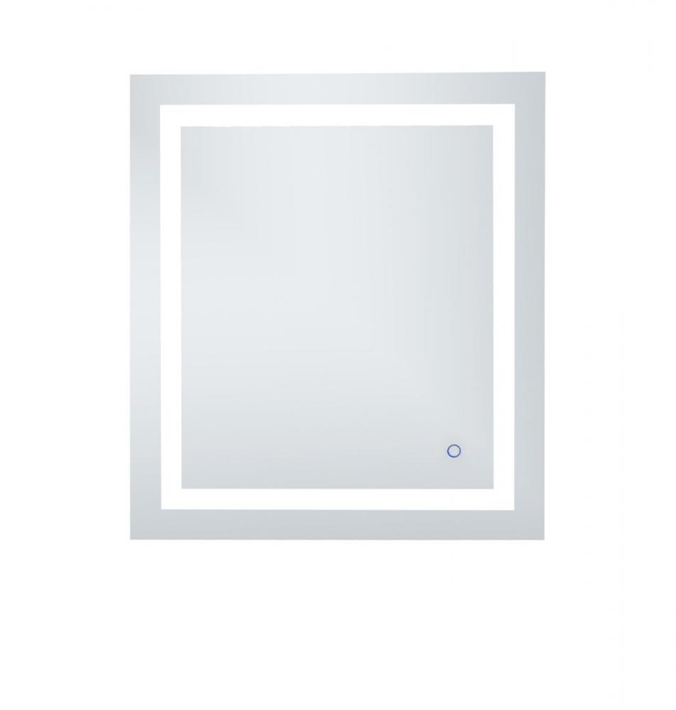 Helios 27in x 30in Hardwired LED mirror with touch sensor and color changing temperature