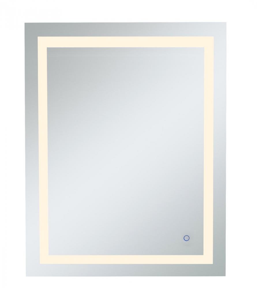 Helios 30in x 40in Hardwired LED mirror with touch sensor and color changing temperature
