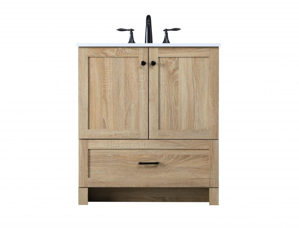 Vanity Cabinet 30"x19"x34" VW Mango Wood