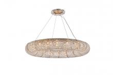 Elegant 2114G52G/RC - Paris 20 light Brass Chandelier Clear Royal Cut Crystal