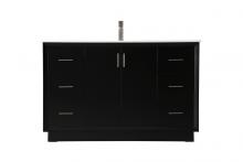 Elegant VF19654BK - Vanity Cabinet 6Dw 2Dr 54"W x 22"D x 35"H black