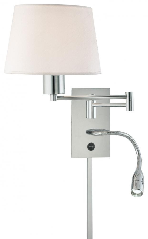 George Kovacs P4304-077, George's Reading Room, Light Pharmacy Floor Lamp, Chrome - 3