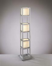 Minka George Kovacs P155-609 - Three Light Silver Etched Opal Glass Table Lamp