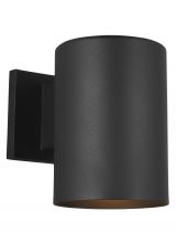 Visual Comfort & Co. Studio Collection 8313801-12 - Outdoor Cylinders transitional 1-light outdoor exterior small Dark Sky compliant wall lantern sconce