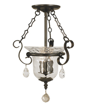 Framburg 2914 BN - 3-Light Brushed Nickel Carcassonne Flush / Semi-Flush Mount