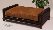 Uttermost 23026 - Uttermost Beau Saddle-Brown Designer Pet Bed