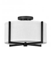 Hinkley 41706BK - Medium Semi-Flush Mount